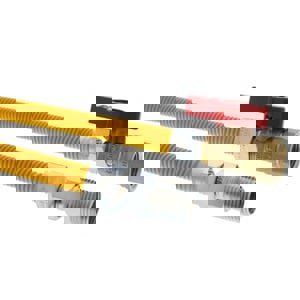 1/2 x 60 in. MIPS Gas Connector with Fitting in Yellow